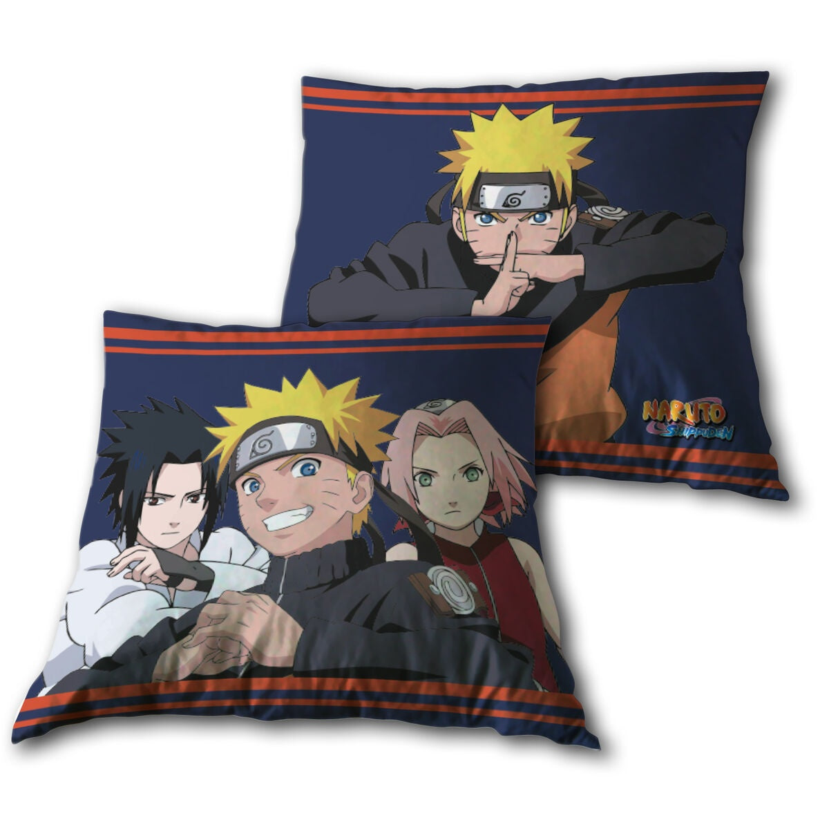 Naruto Shippuden-kudde – mjuk, dekorativ slängkudde