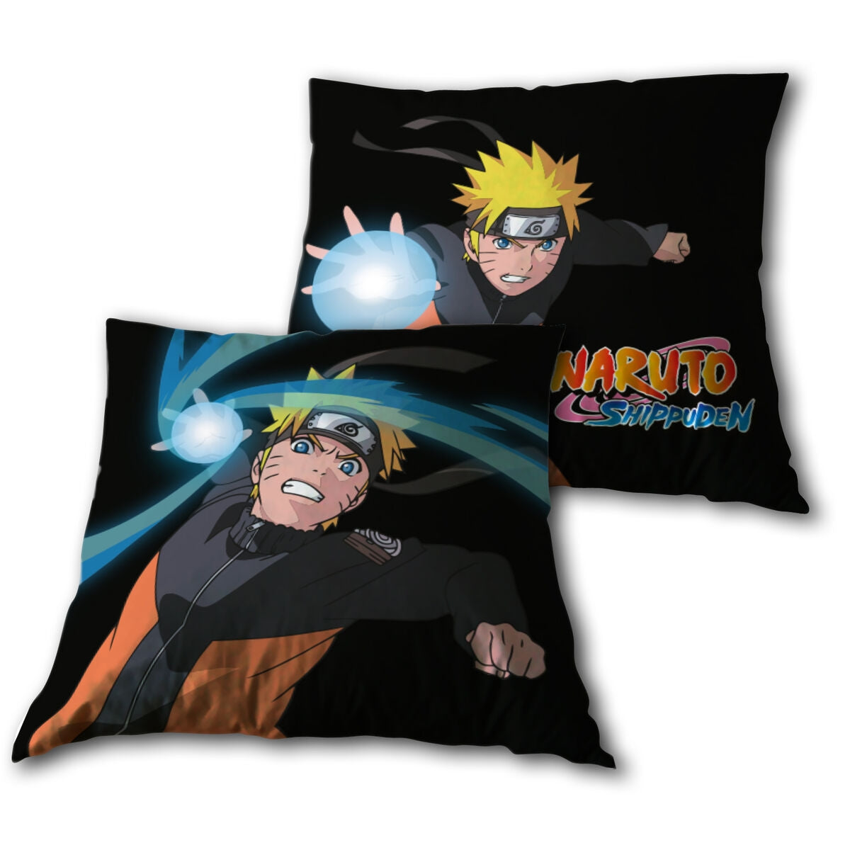 Naruto Shippuden-kudde, mjukt tyg, 18x18 tum