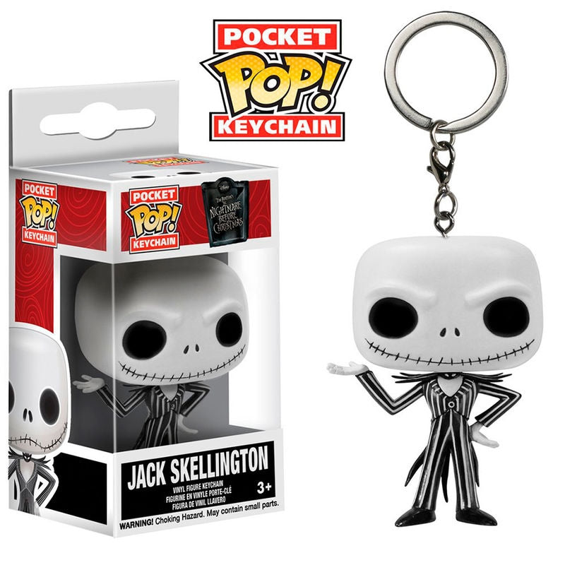 Nightmare Before Christmas Nyckelring, Jack Skellington Design