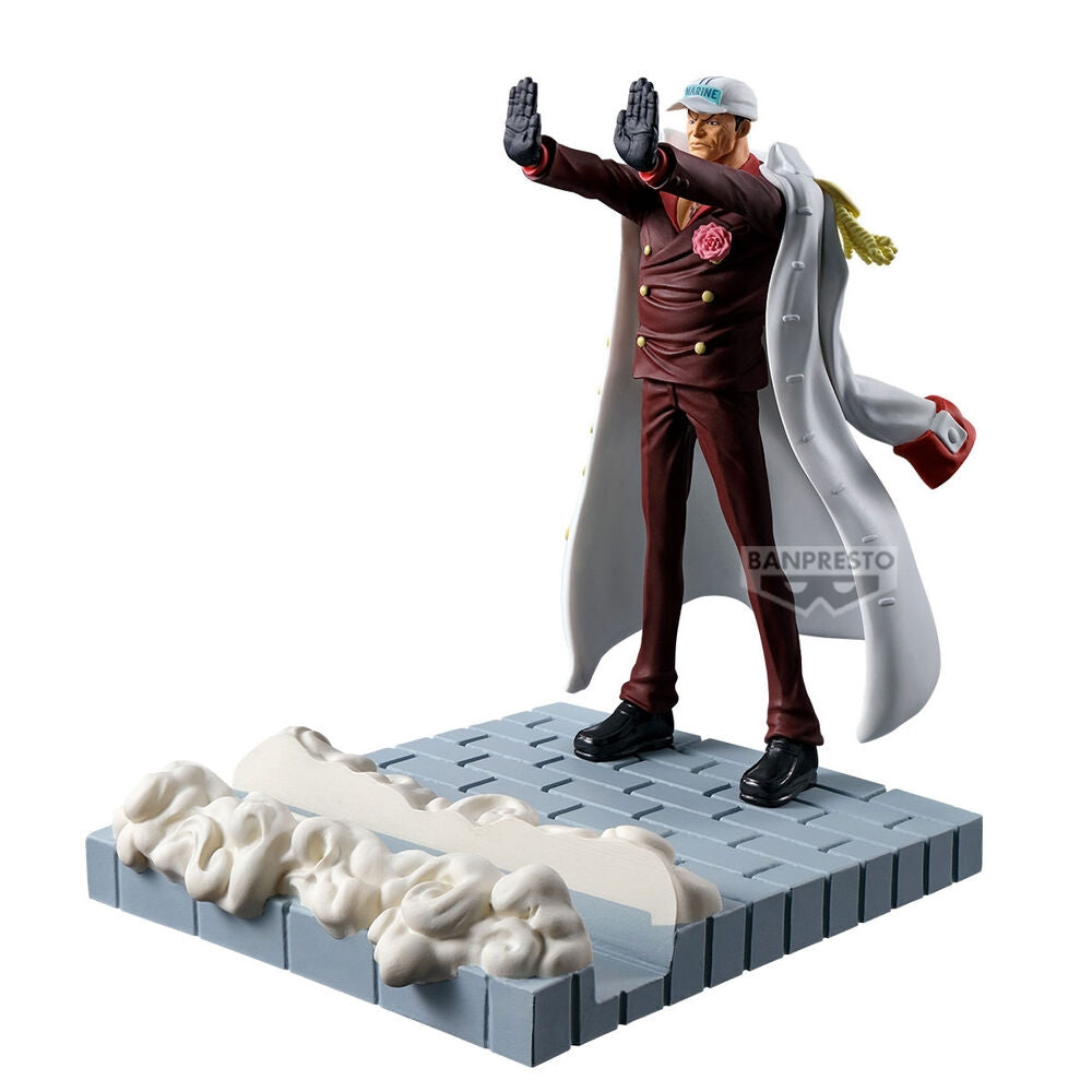 One Piece Akainu Sakazuki-figur, 12 cm samlarleksak
