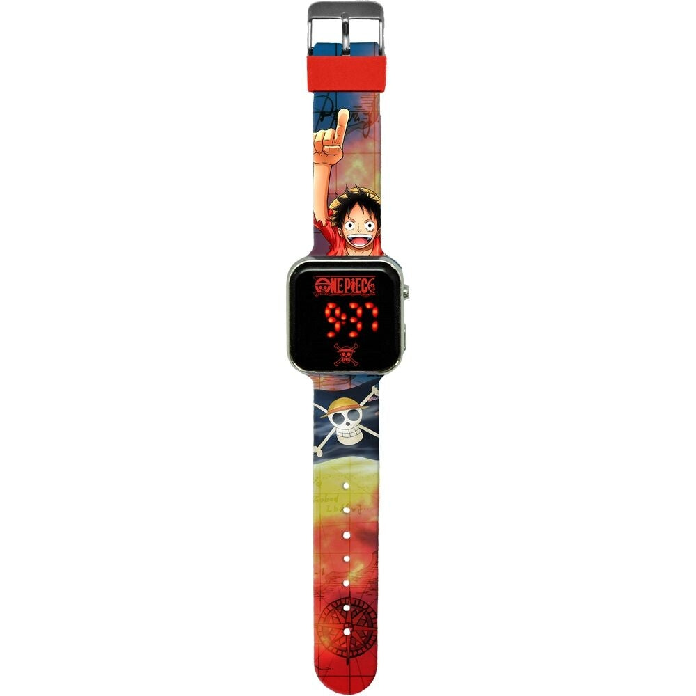 One Piece LED-klocka med justerbart band och vattentäthet