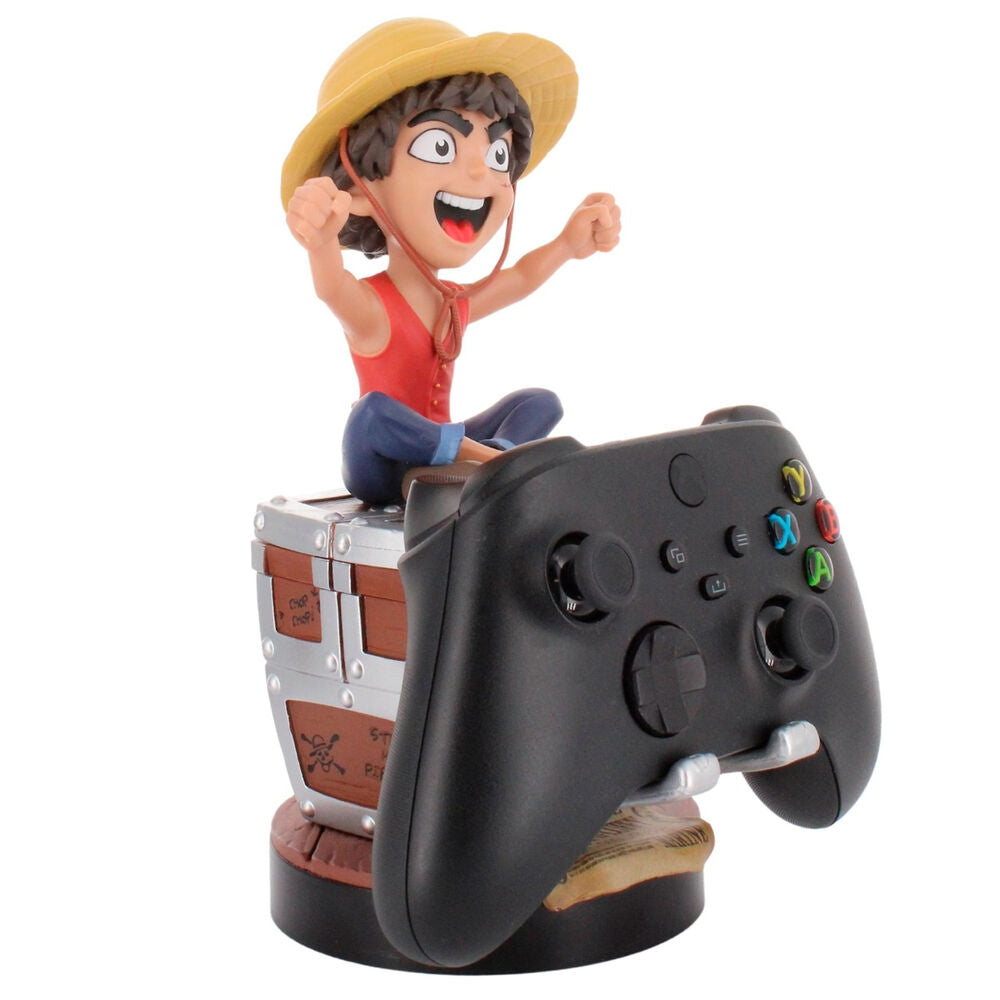 One Piece Luffy Wanted Poster Display Stand, 20 cm Cable Guy