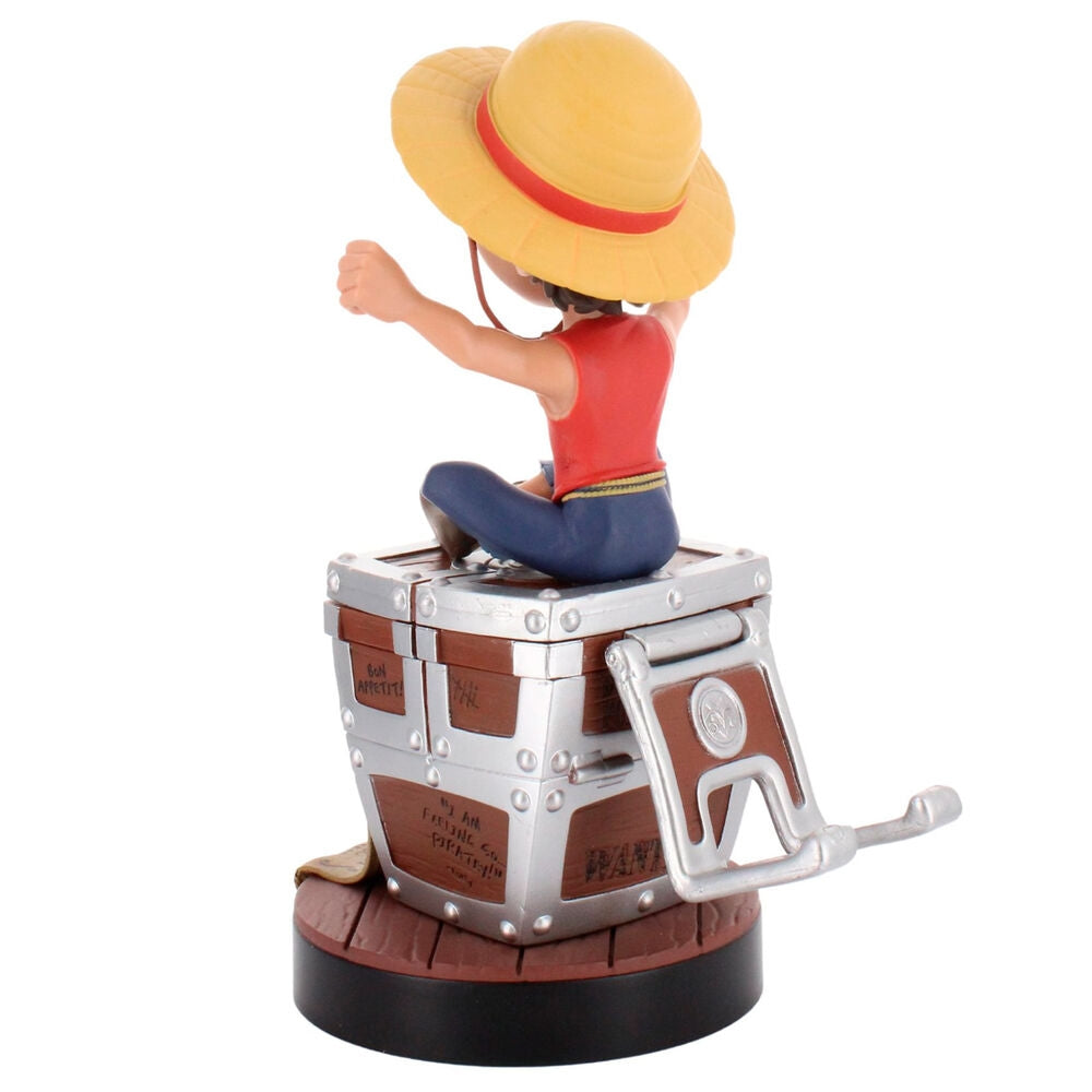 One Piece Luffy Wanted Poster Display Stand, 20 cm Cable Guy
