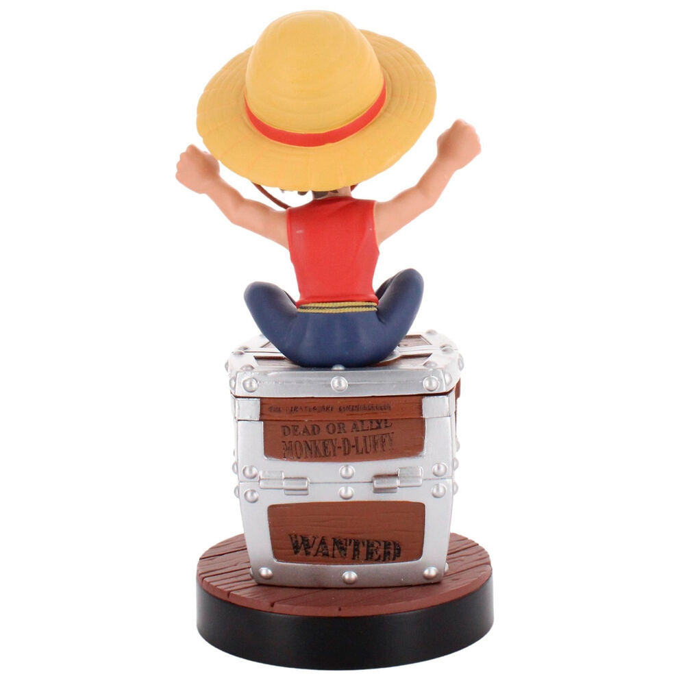 One Piece Luffy Wanted Poster Display Stand, 20 cm Cable Guy