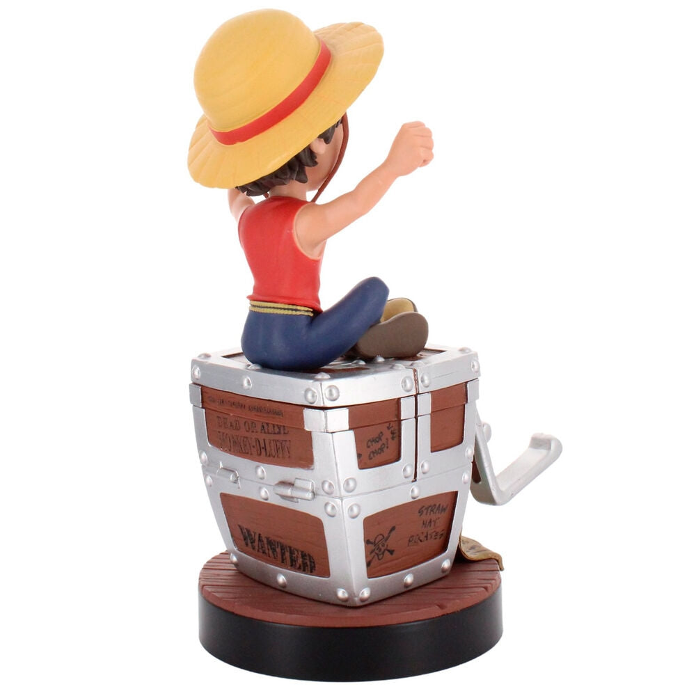 One Piece Luffy Wanted Poster Display Stand, 20 cm Cable Guy