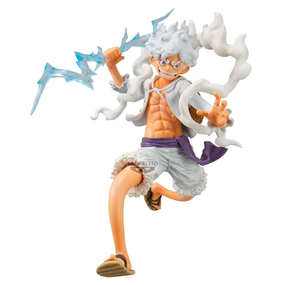 One Piece Monkey D. Luffy Gear 5 Grandista figur, 25cm