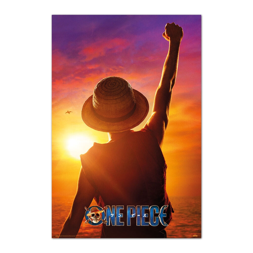 One Piece Monkey D. Luffy Väggkonsttryck, 24x36 tum
