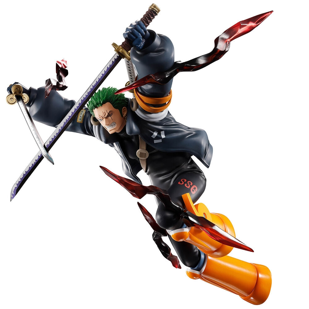 One Piece Zoro-figur, 15 cm, Energy Burst-mästerverk