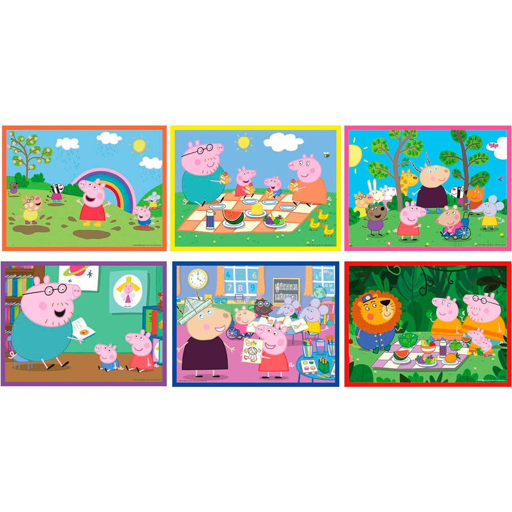 Peppa Pig 12-bitars pussel för barn