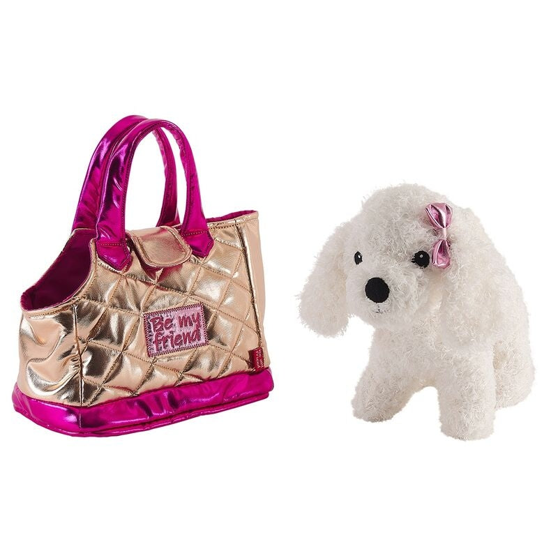 Plysch gyllene Didi hundleksak, 28 cm mjukt gosedjur