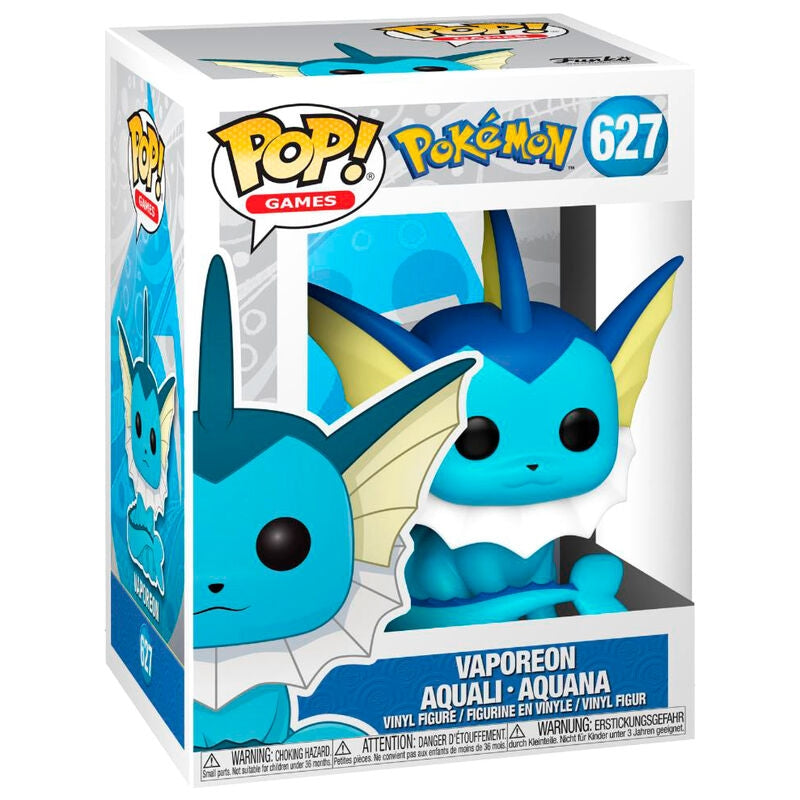 Pokemon Vaporeon-figur, samlarleksak, 4-tumsstorlek