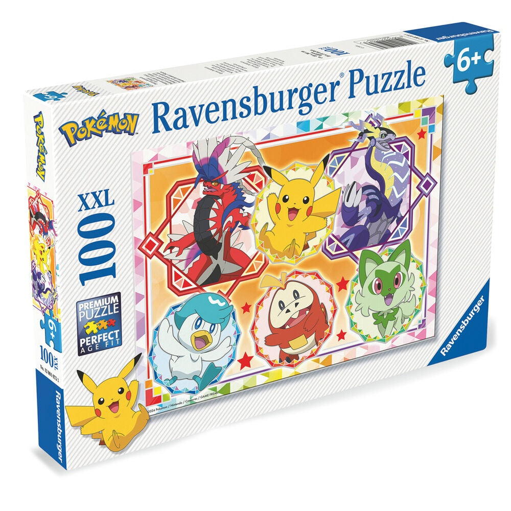 Pokemon XXL 100-bitars pussel för barn och vuxna