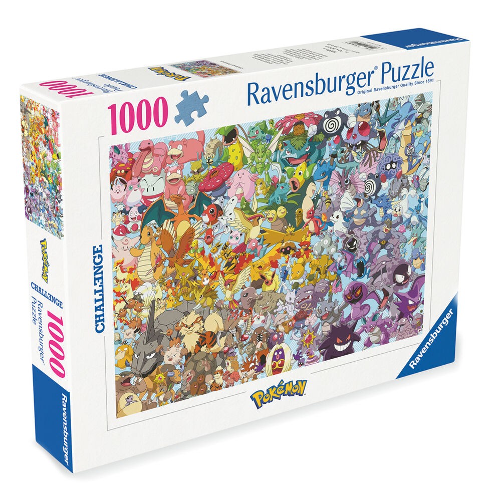Pokémonpussel 1000 bitar – kul för alla åldrar, perfekt för familjetid