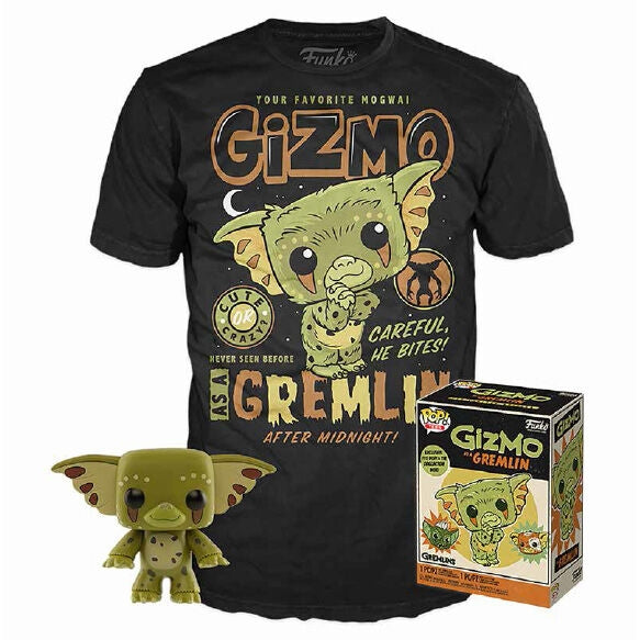 Popfigur och t-shirt, exklusivt Gremlins Gizmo