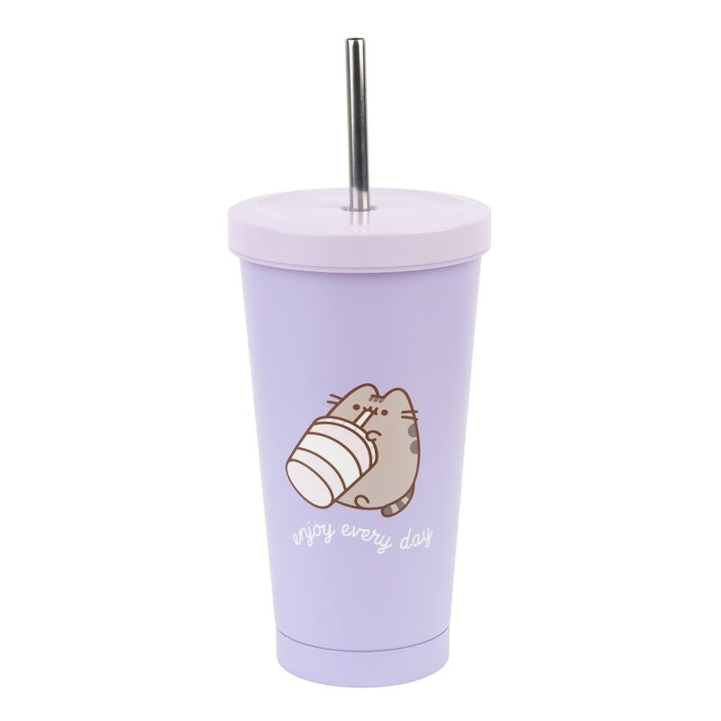 Pusheen Moments 550 ml halmglas för drycker