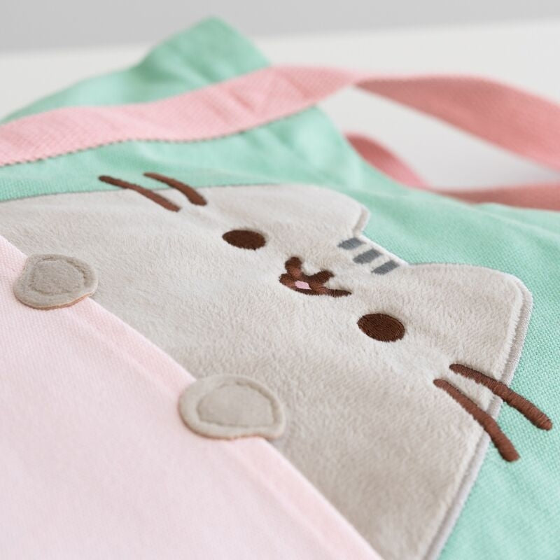 Pusheen Premium shoppingväska med slitstarkt material, stor storlek