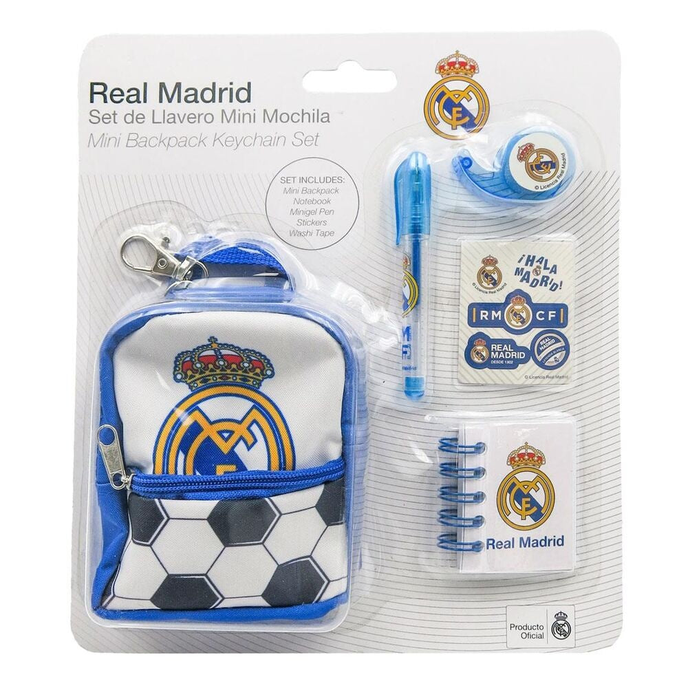 Real Madrid Mini Ryggsäck Set med brevpapper