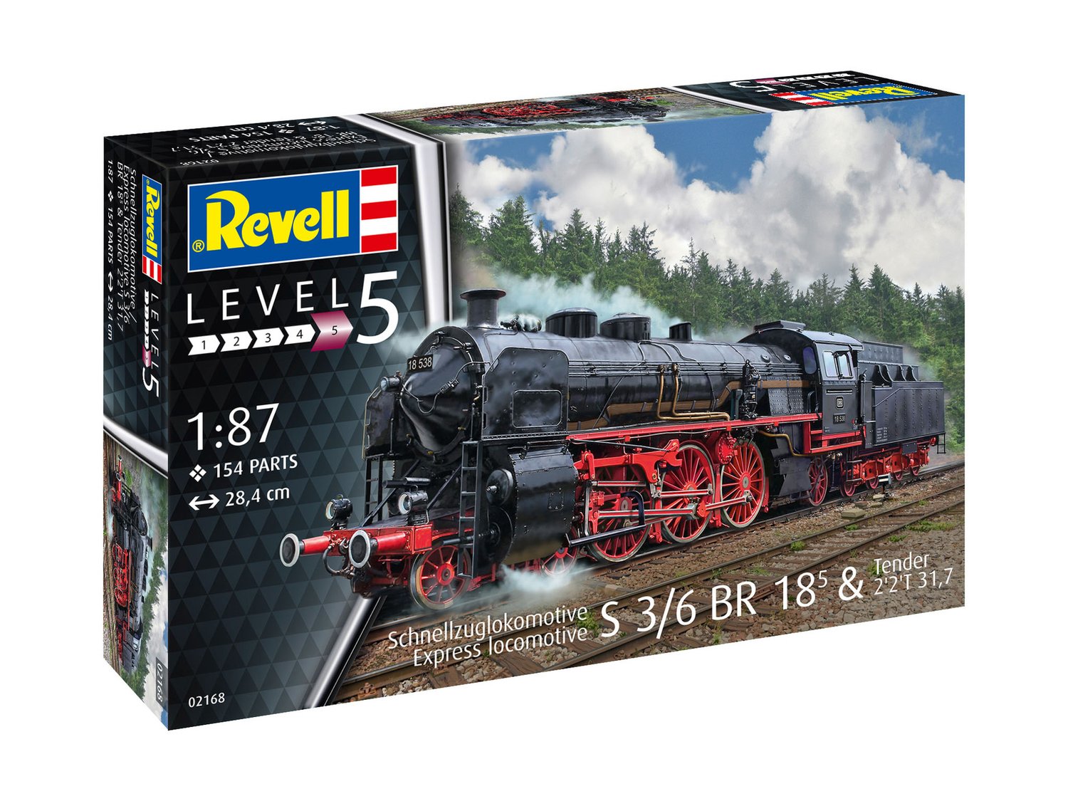Revell Express Locomotive S3/6 1:87 Model Kit