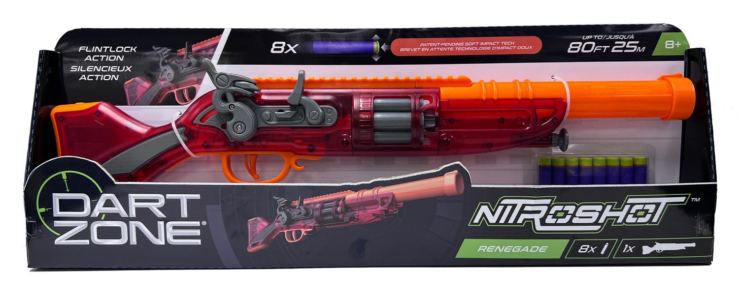 Skumpilkastare, roterande magasin, 8 pilar