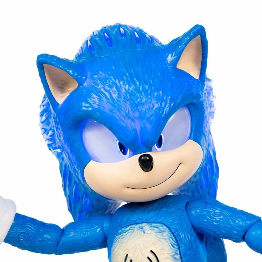 Sonic 3 interaktiv figur, 35 cm lång, filmsamlingsobjekt