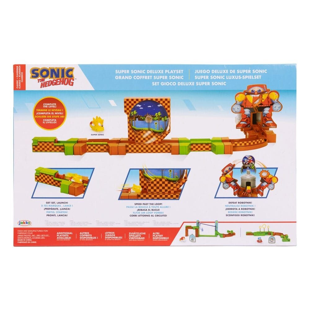Sonic Go Go Racers Deluxe lekset med bana och fordon