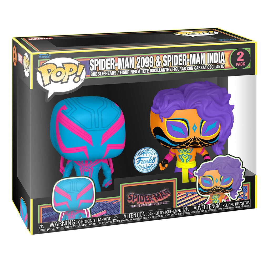 Spider-Man 2099 & Spider-Man Indien Actionfigurer, 2-pack