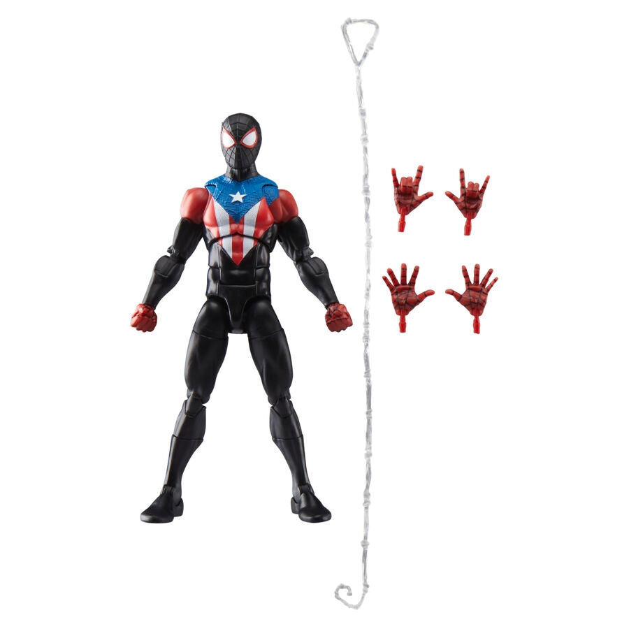 Spider-Man 2 Miles Morales Boricua kostymfigur, 15 cm