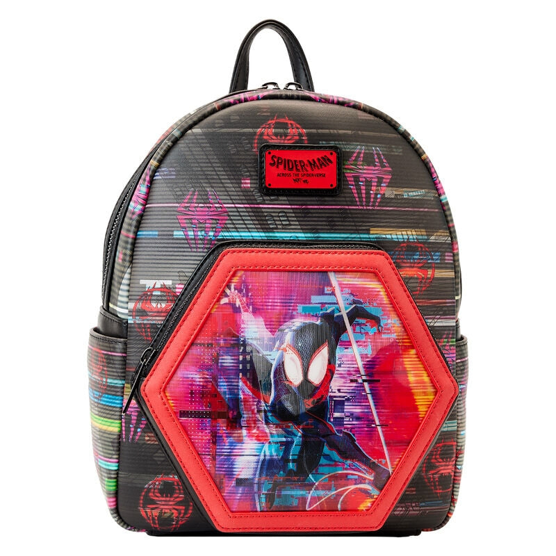 Spiderman Lenticular Ryggsäck 27cm - Tvärs över Spider-Verse Design