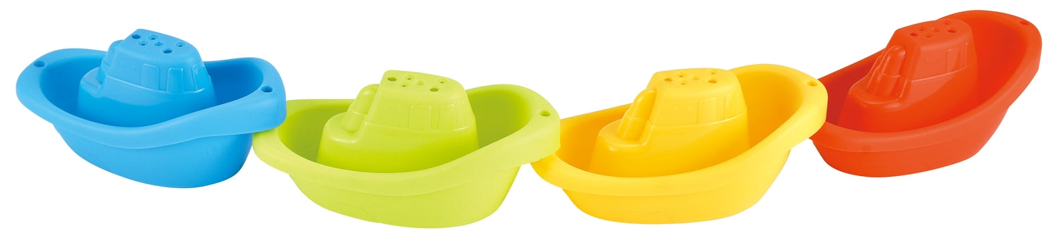 Stapelbart badbåtsset, flytande leksaker för småbarn