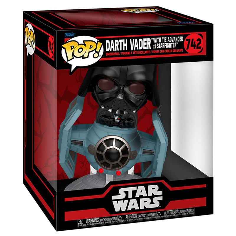 Star Wars Darth Vader-figur med Tie Advanced Starfighter