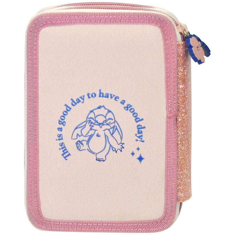 Stitch Triple pennfodral för skol-, kontors- eller konstmaterial