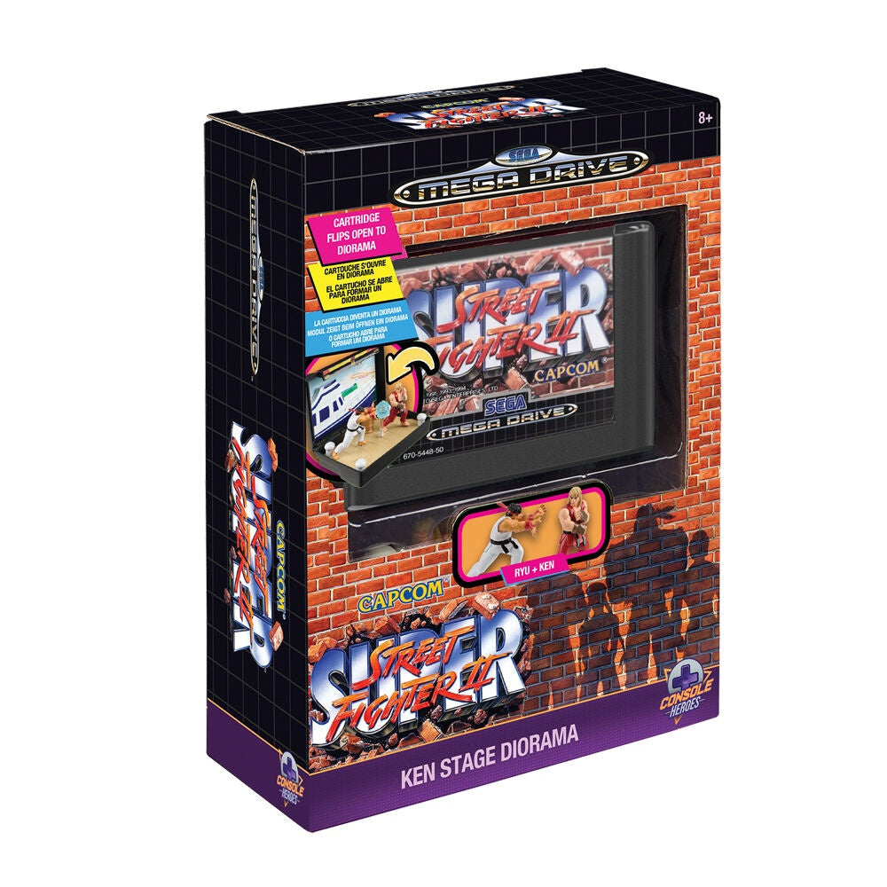 Street Fighter Mega Drive Diorama Displaymodell