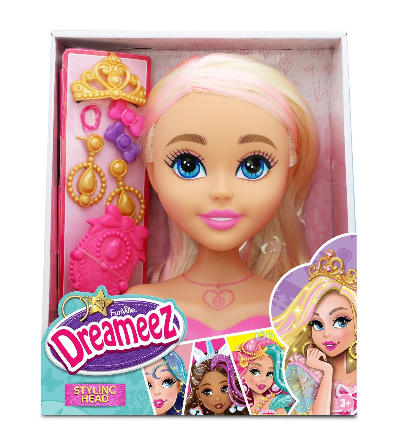 Stylinghuvudlekset med tillbehör för barn 3+