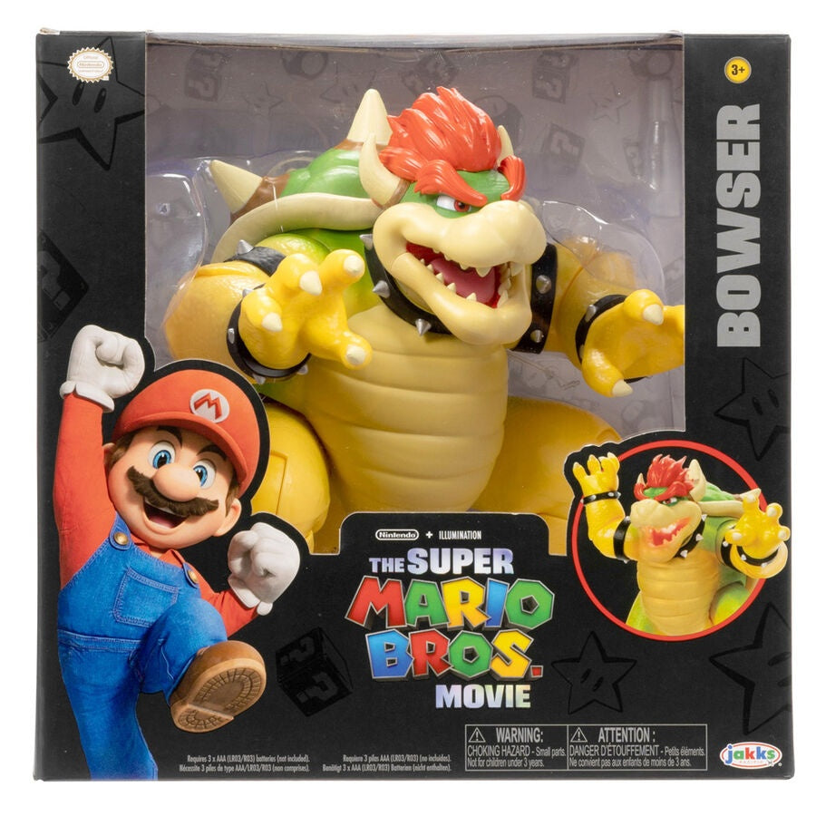 Super Mario Bros Bowser figur 17,5 cm samlarleksak