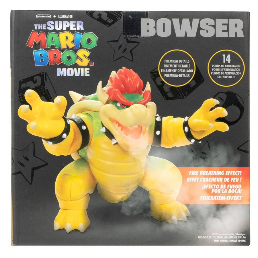 Super Mario Bros Bowser figur 17,5 cm samlarleksak