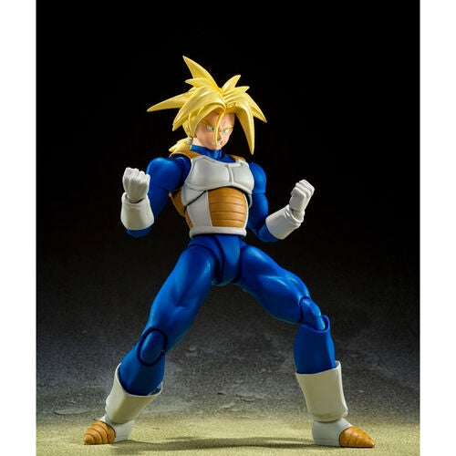 Super Saiyan Trunks S.H. Figuarts figur, 14 cm samlarobjekt