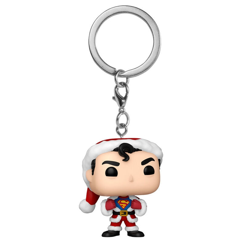 Superman Holiday Pocket POP-nyckelring - DC Comics Collectible