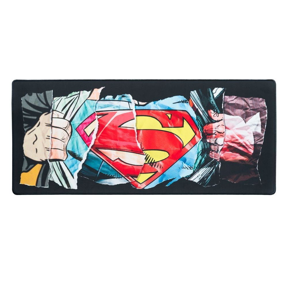 Superman skrivbordsmatta, stor storlek, slitstarkt material