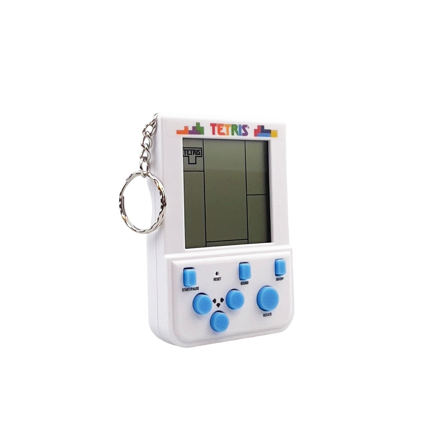 Tetris arkadnyckelring med originella nivåer och ljud