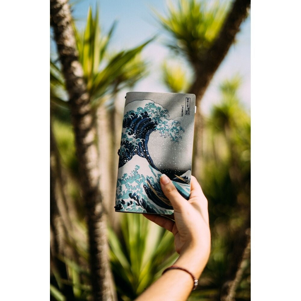 The Great Wave of Kanagawa Travel Notebook, 120 sidor, A5-storlek