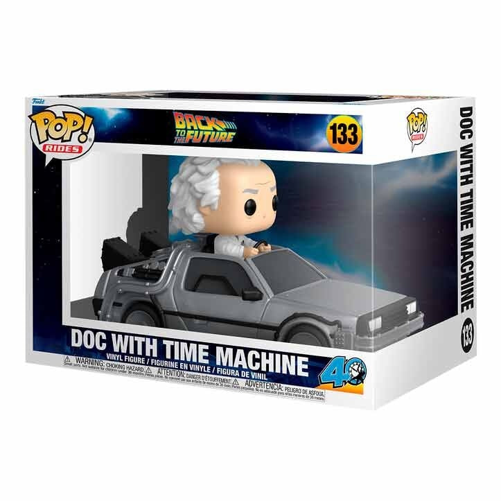 Time Machine Figure, Deluxe Back to the Future Doc, 7-tum