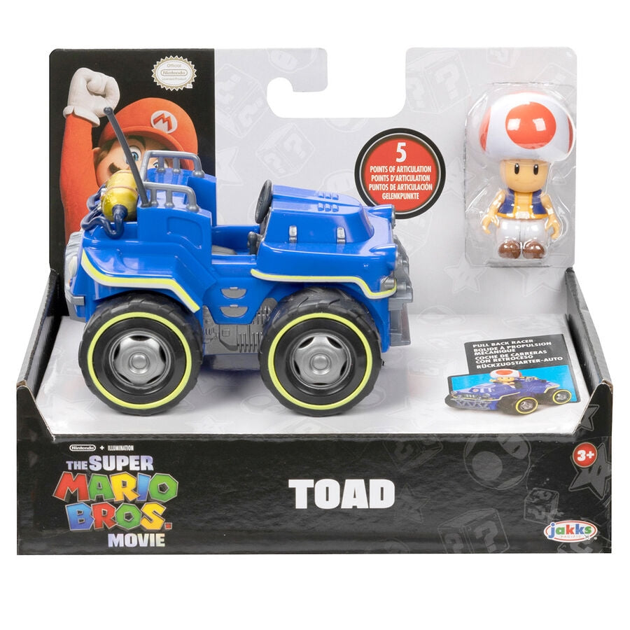Toad Kart-figur, 7 cm samlarleksak för Mario Kart-fans