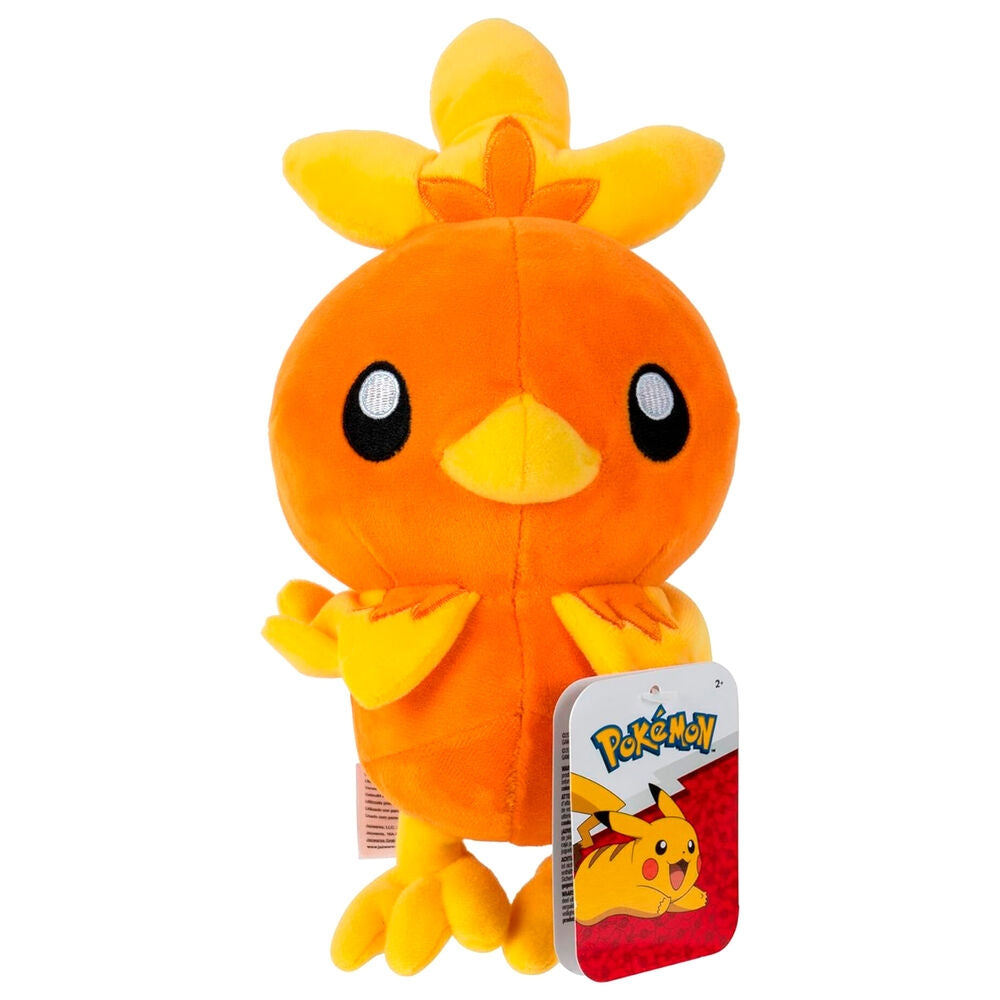 Torchic plyschleksak 20 cm - mjuk, gosig, perfekt för samlare