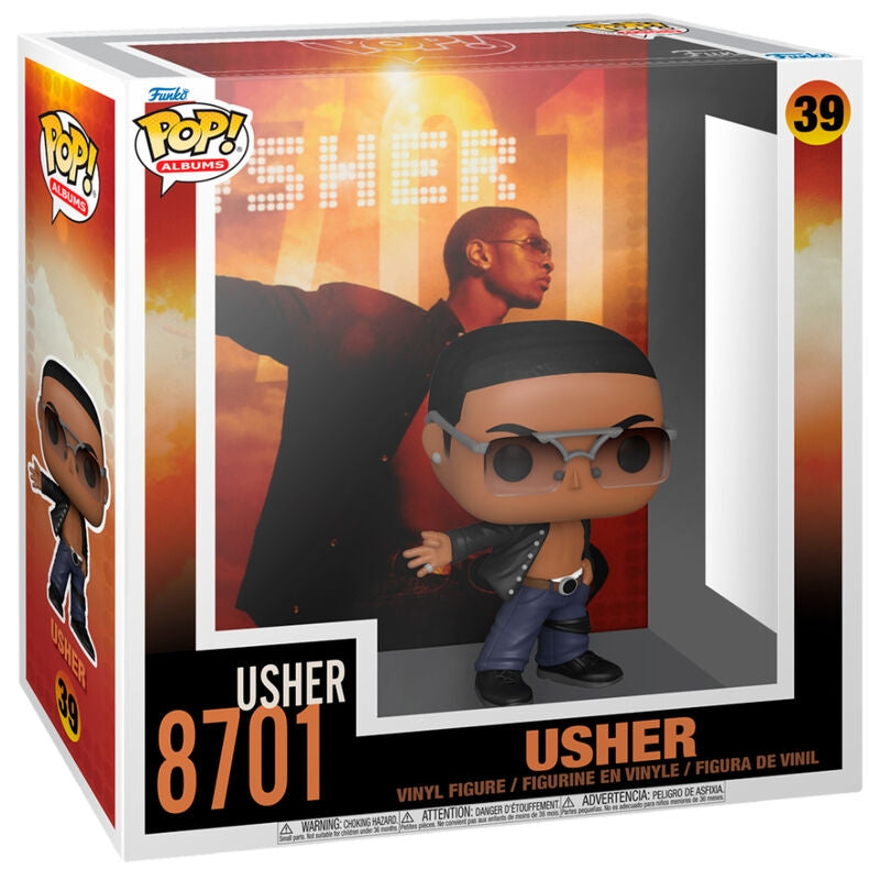Usher 8701 popfigur samlarleksak, 4-tums storlek