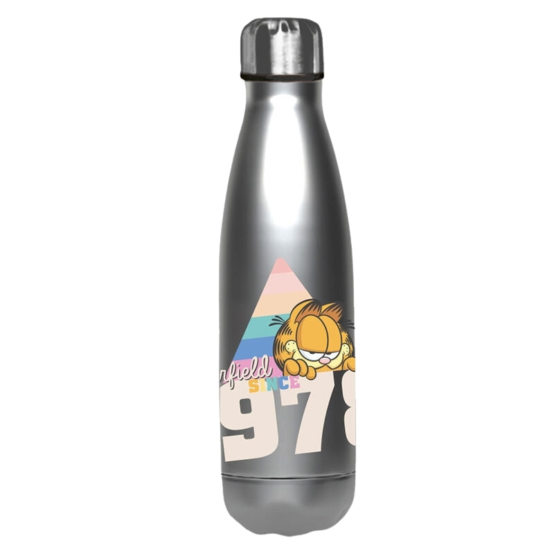 Vattenflaska i rostfritt stål 550 ml, hållbar och läcksäker