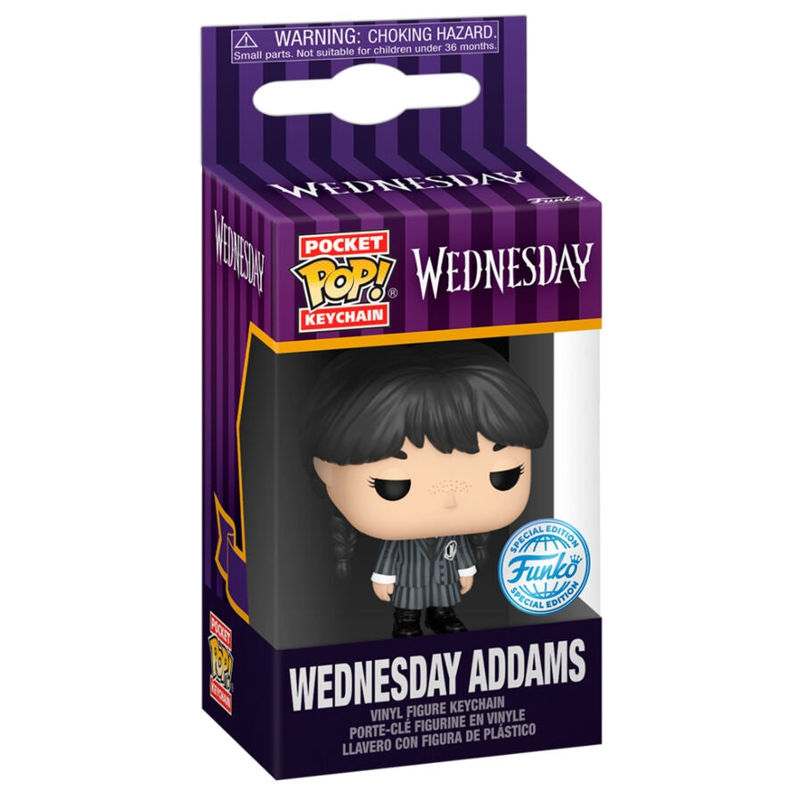Wednesday Pocket POP-nyckelring - Collectible Funko Figur