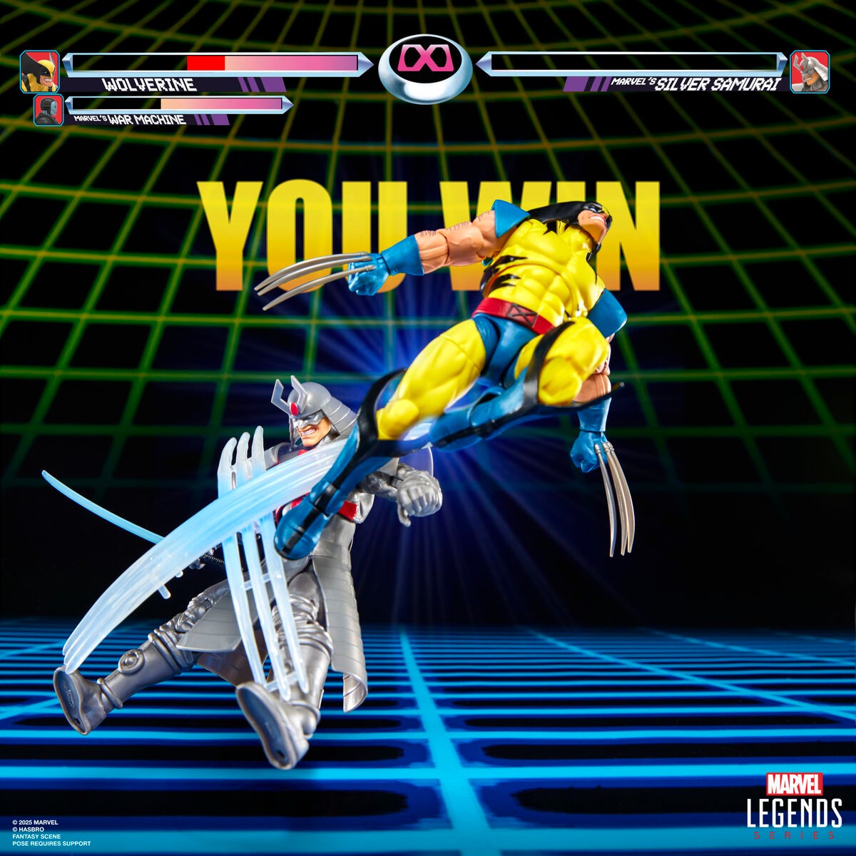 Wolverine & Silver Samurai Actionfigurer Set, 15 cm hög