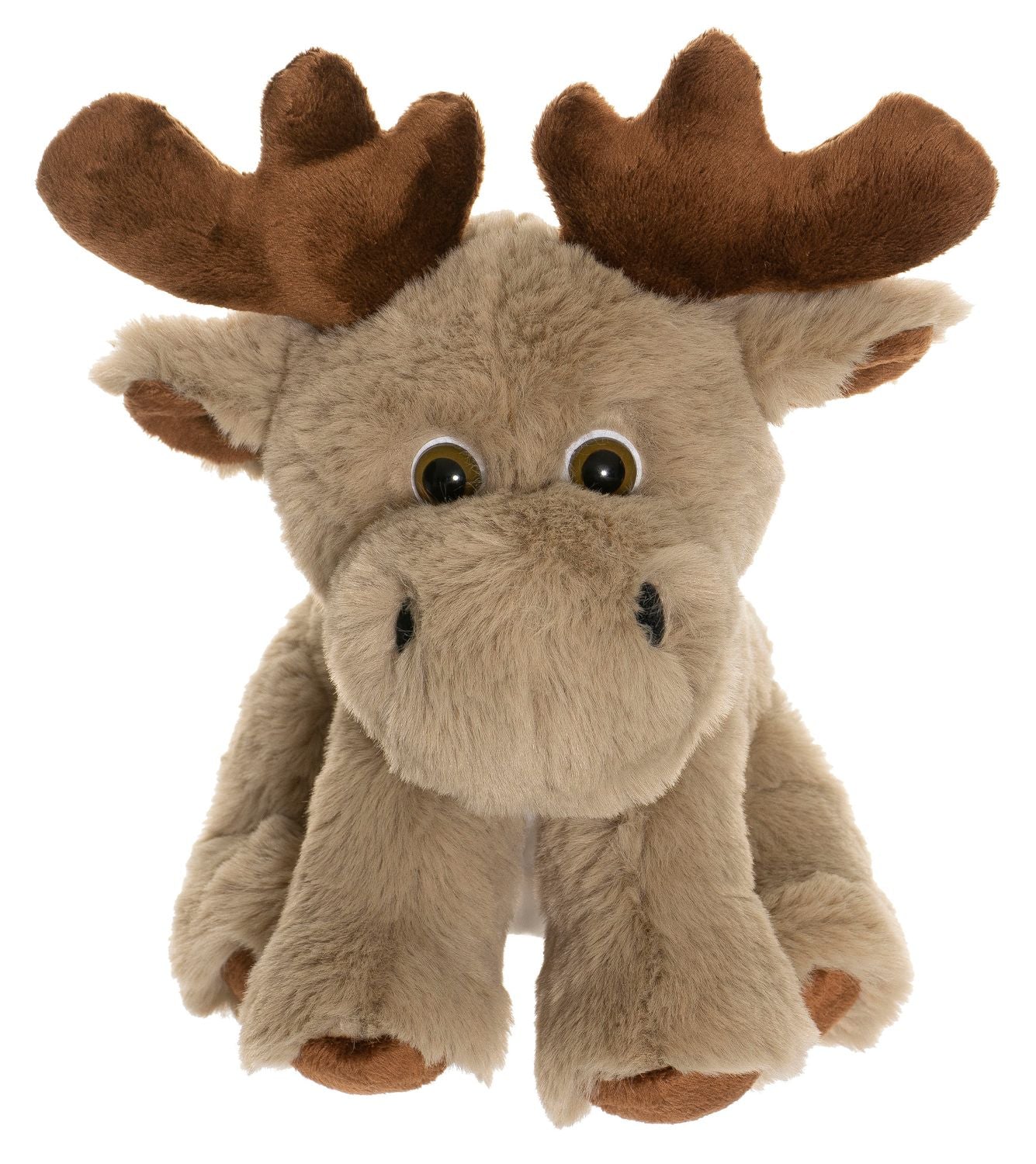 Älgplysch, mjuk, 19 cm, maskintvättbar