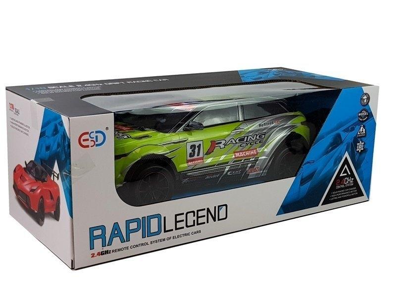 1:10 Grøn R/C SUV - High-Speed ​​​​Off-Road Adventure