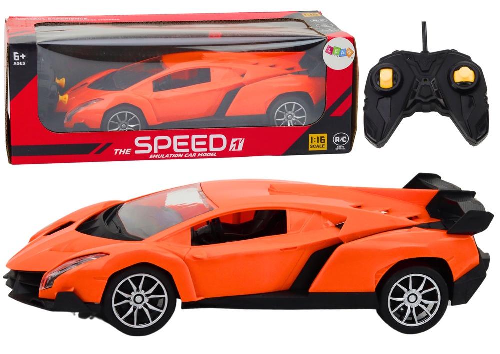 1:16 Orange RC-bil med ljus & 20 km/h hastighet